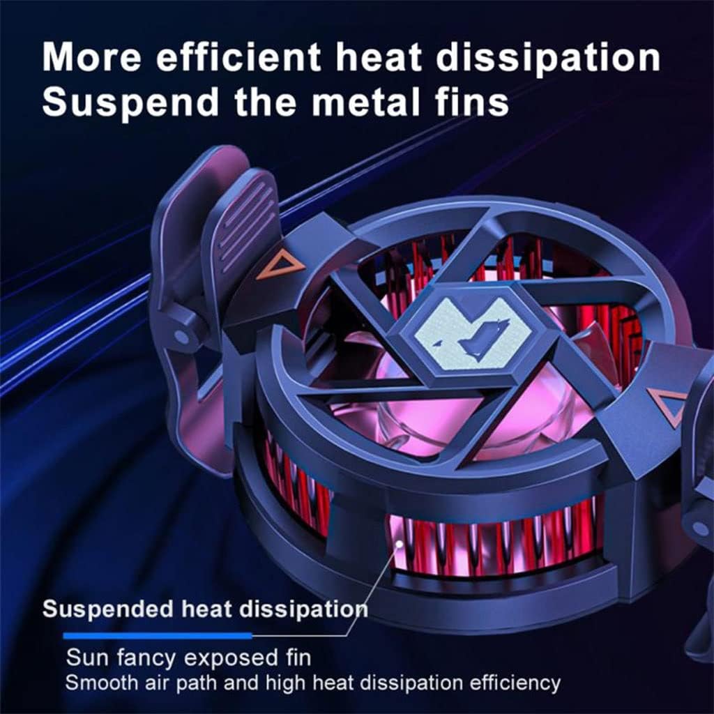 Mobile Phone Radiator Portable Semiconductor Heat Sink Mobile Gaming Cooling Fan Gamepad Cooler