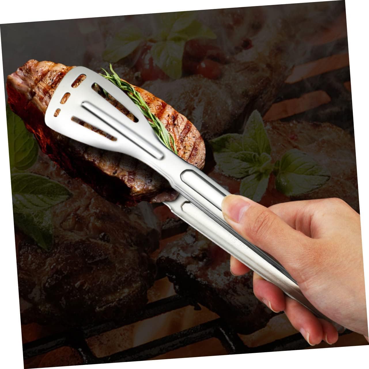 Pinzas de cocina, pinzas anti-escaldaduras for alimentos, pinzas for parrilla, tijeras resistentes, pinzas metálicas for alimentos, pinzas for barbacoa, pinzas de acero inoxidable for alimentos, pinza