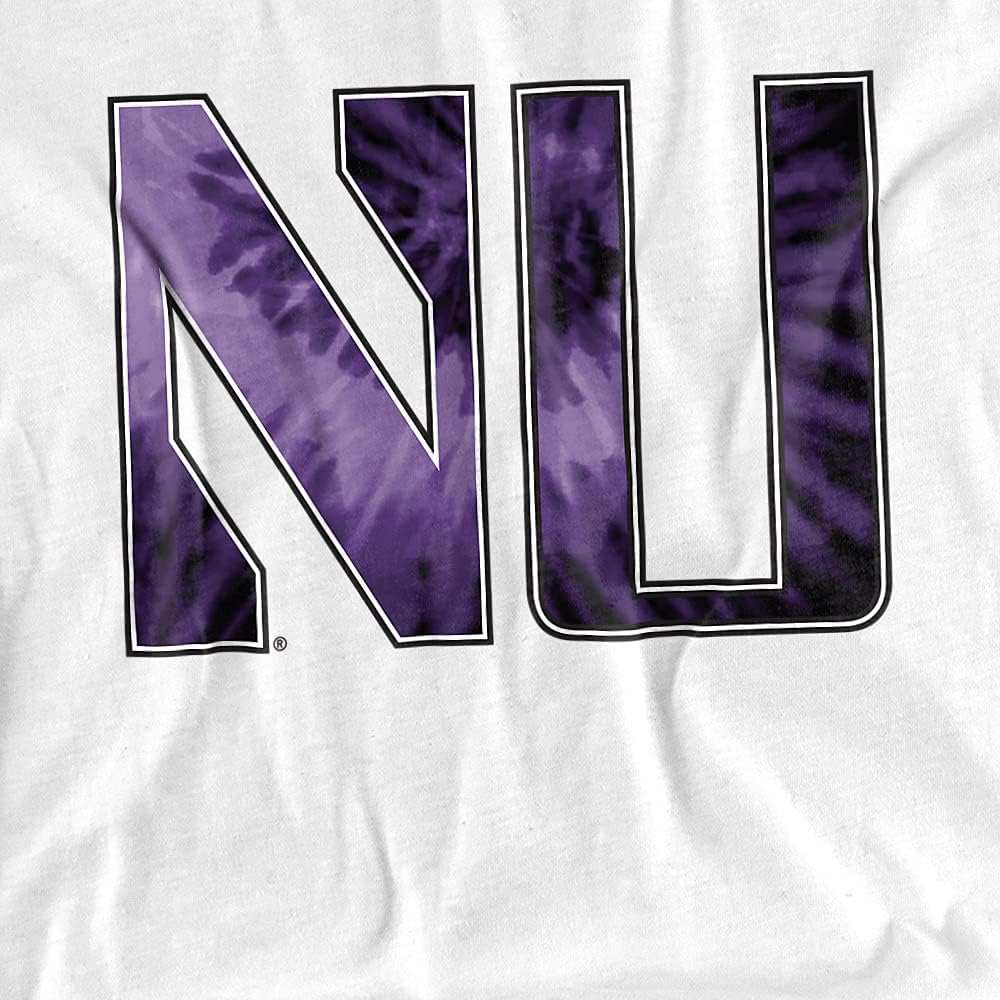 Northwestern University Official Tie-Dye Unisex Adult T-Shirt, Tie-Dye, X-Large - Image 2