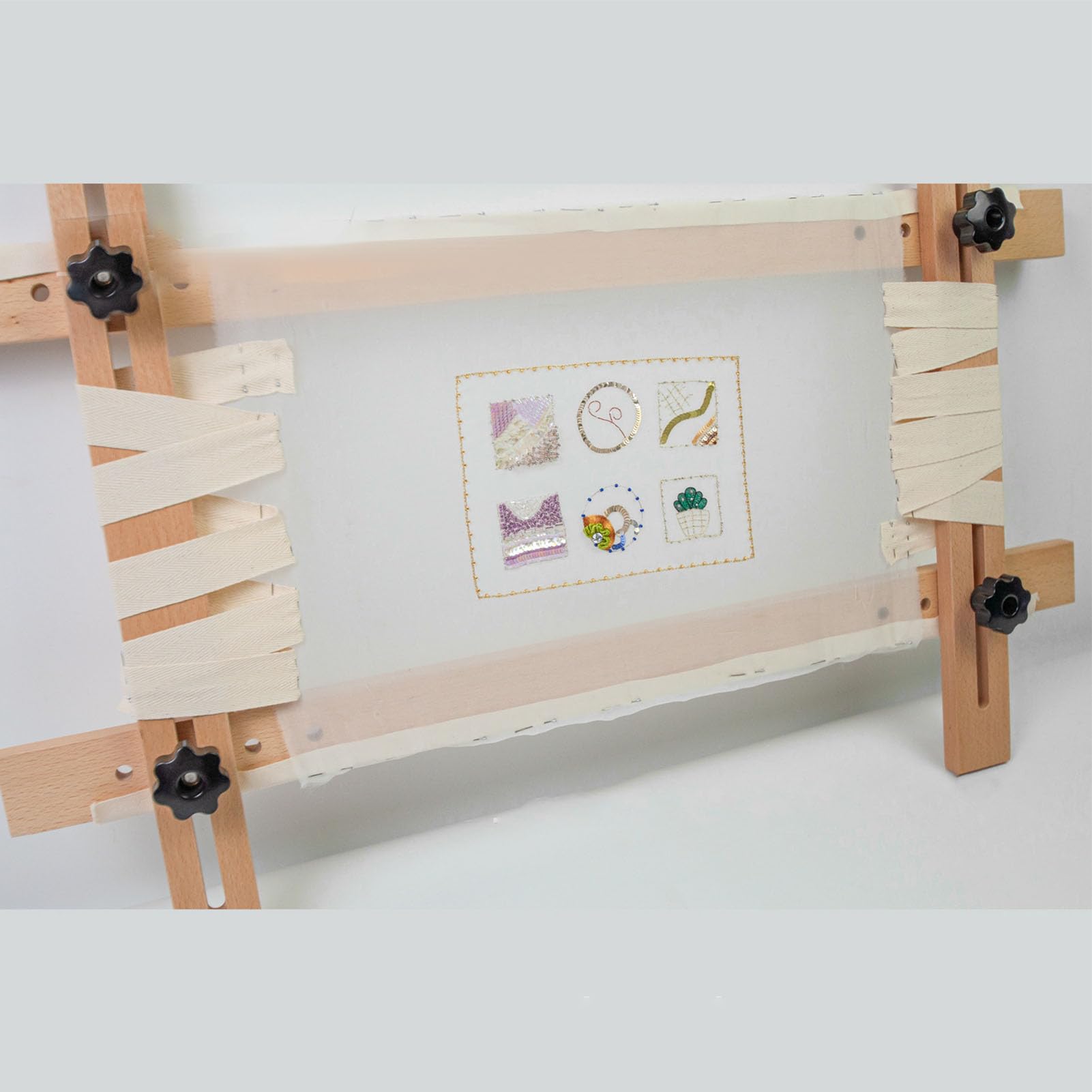 Yctze Bastidor de Bordado de Madera de 60x100 Cm - Accesorio de Costura Artesanal para Abalorios y Costuras Finas
