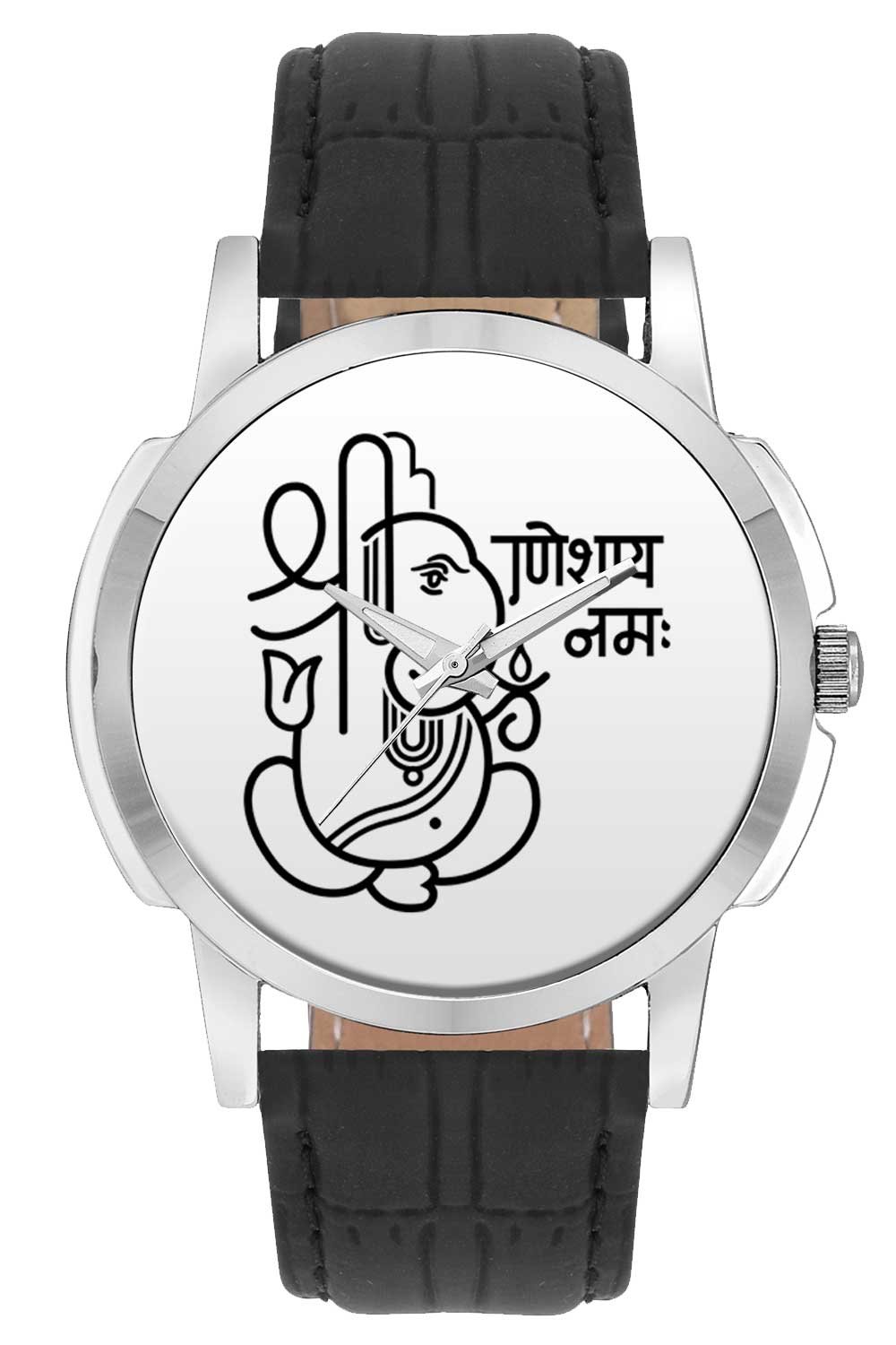 BIGOWL Wrist Watch - Ganeshaya Namah Analog Mens and Boys Wrist Watch - Unique Analog Quartz Leather Band Wrist Watch (B01M7NWICK) Amazon Price History, Amazon Price Tracker