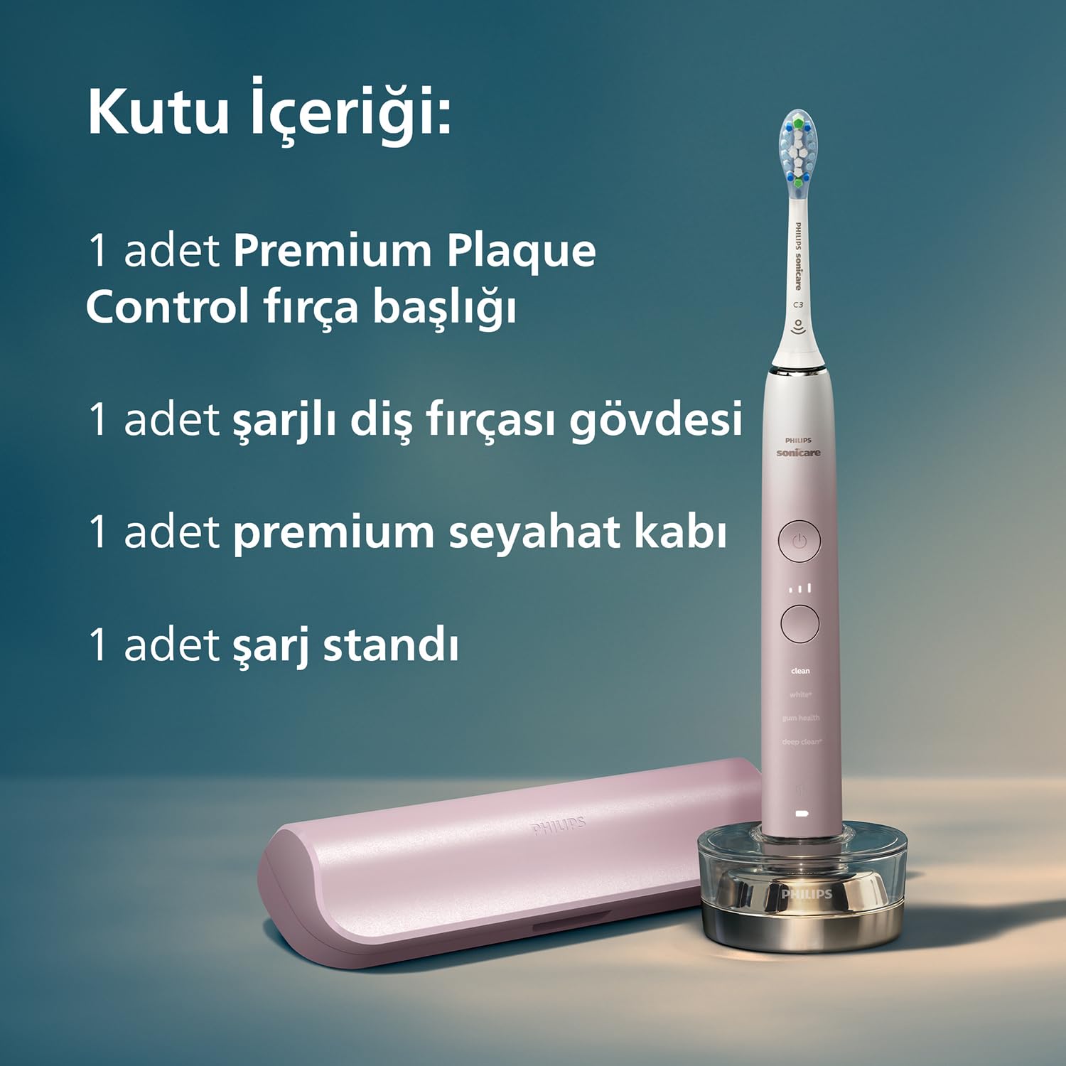 Philips Sonicare DiamondClean 9000 HX9911/84 Elektrische Schallzahnb?rste ? Special Edition - Erwachsener - Schallzahnb?rste - T?gliche Pflege - Tiefenreinigung - Zahnfleischpflege - f?r wei?e Z?hne