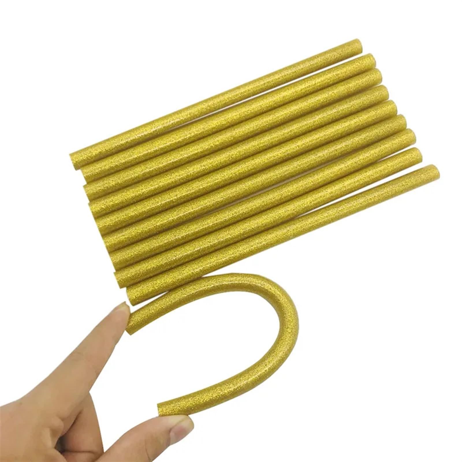 HeißKlebestifte Heißklebestifte for Bastelarbeiten, Telefongehäuse, Reparaturzubehör, Klebstoff, 11 mm x 200 mm, goldfarbener Klebestift FüR Heimwerken Reparieren