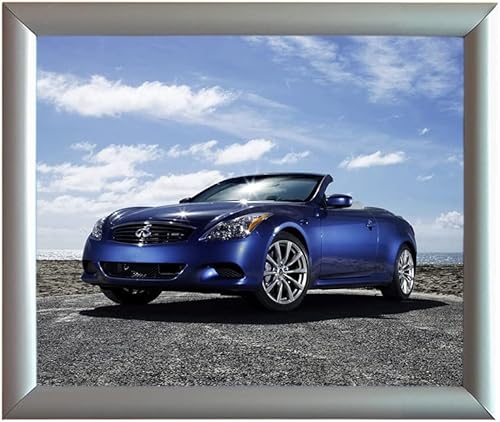 Miniatura 5 de HAITIAN Marco de póster a presión, montaje en pared, 8.5 x 11 pulgadas, tamaño de carga frontal, color negro mate, perfil de 1 pulgada, parte