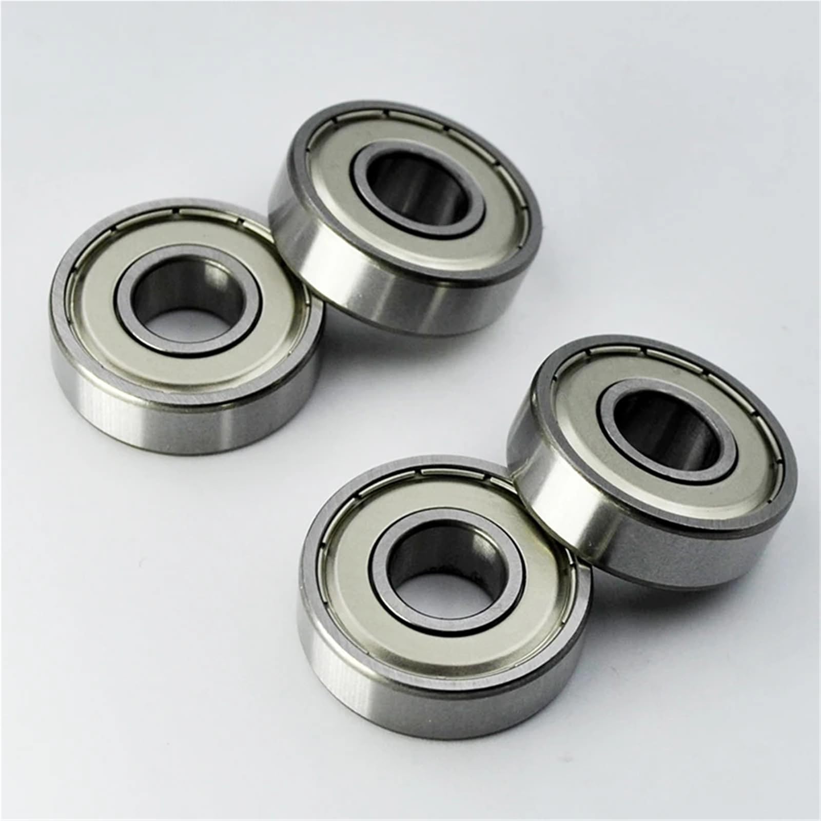 Lot de 10 roulements à billes à rainure profonde en acier chromé 6000 2RS ZZ 10 x 26 x 8 mm 6000RS 6000Z DDU 2Z, diamètre intérieur 10 mm, lot de 10 (6000 2RS Premium)