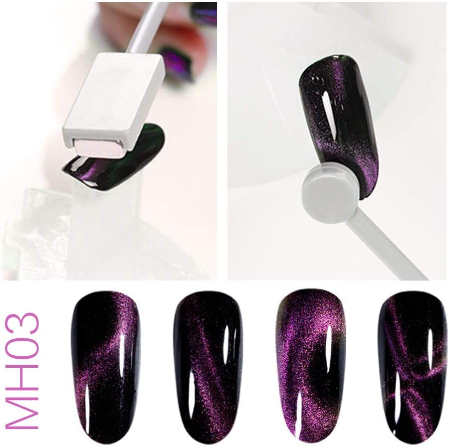 Cat Eye Nail Gel Polish Magnetic Gel for Nails 6 Colors UV Gel Nail Polish Set Magnetic Gel Peel Off Face