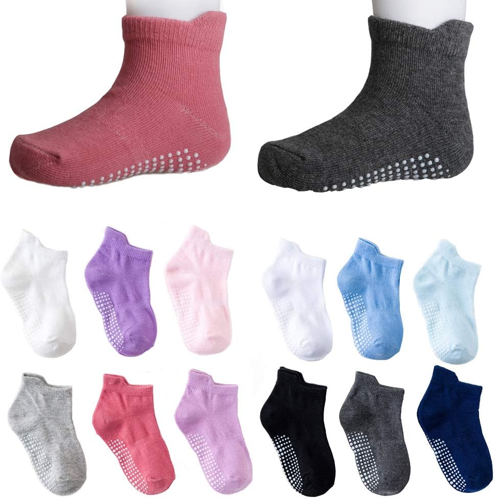 6 pairs baby anti slip socks