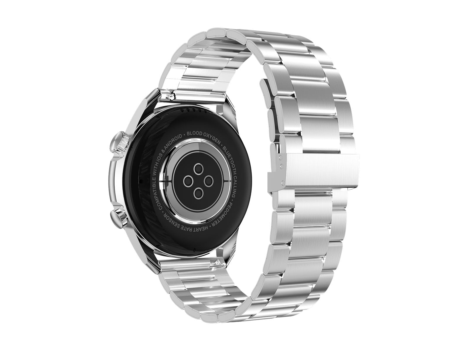 CGV | Geko Watch R Silver AMOLED HD 466X466 1,43'' wyświetlacz, połączenia Bluetooth 5.3, czas pracy 10 dni, 100 trybów sportowych, wodoszczelność IP68, monitorowanie stanu zdrowia, system Android/iOS