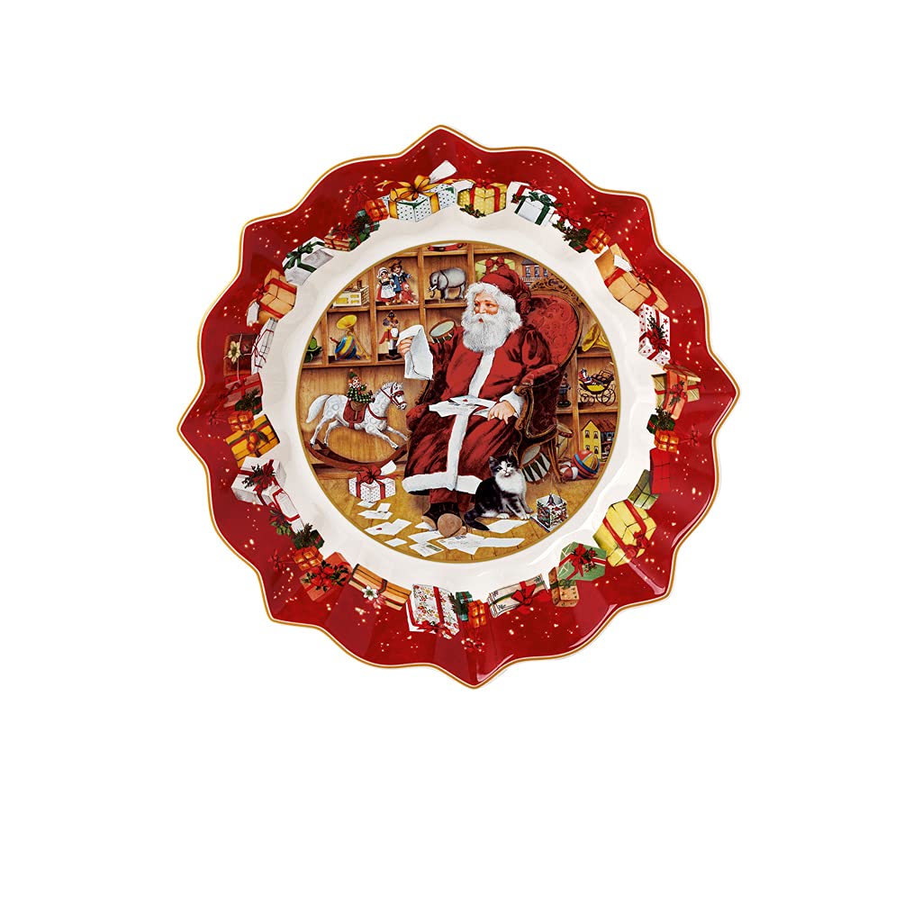 Villeroy & Boch 14-8332-3635 Pastry Plate, Porcelain, Red Bowl