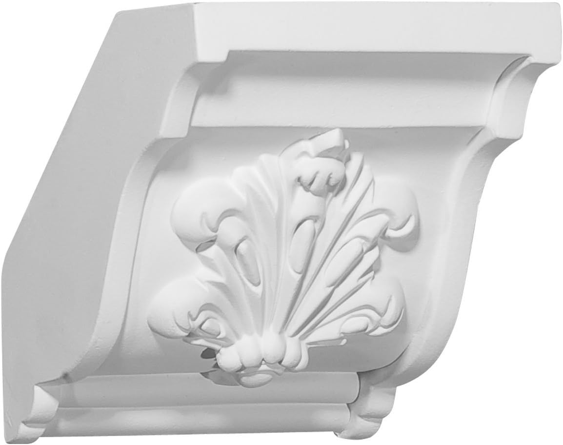 Ekena Millwork MDB04X04-CASE-4 Coupling Moulding Profiles (4-Pack), 4 5/8"P x 4 3/4"H, White