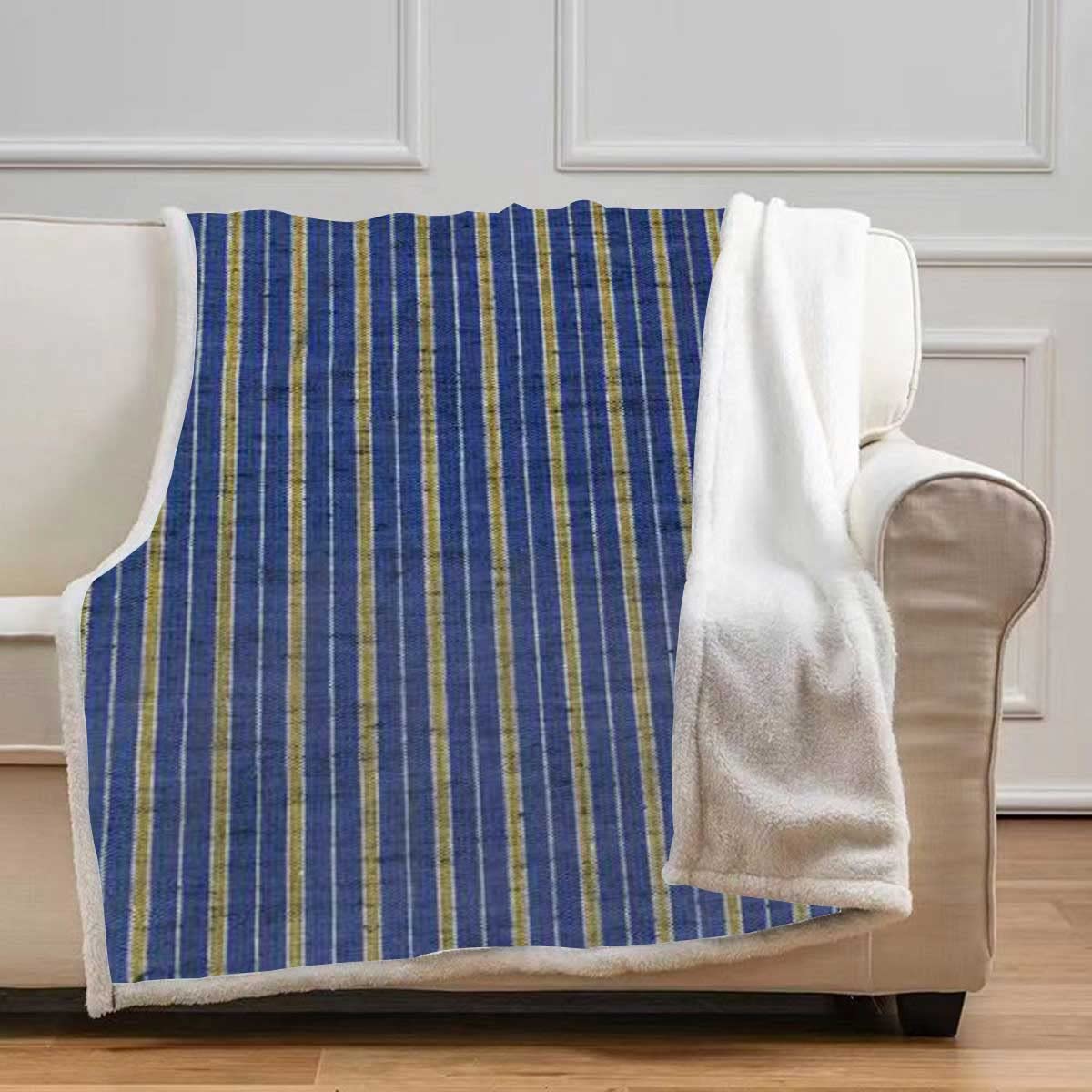 Amazon.com: Japanese Indigo Dyed Striped Fabric Picture