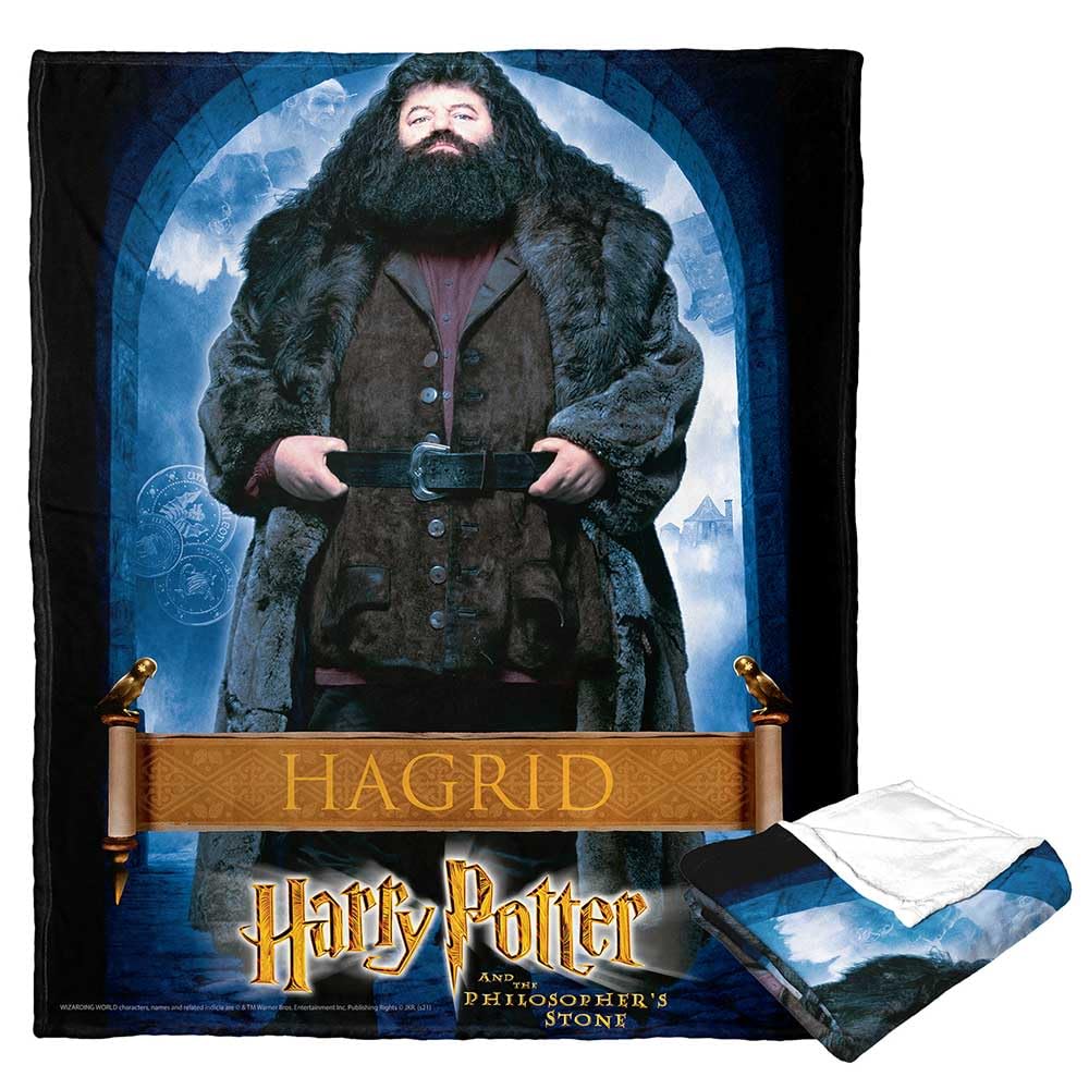 Northwest Harry Potter Silk Touch Throw Blanket, 50" x 60", Hagrid