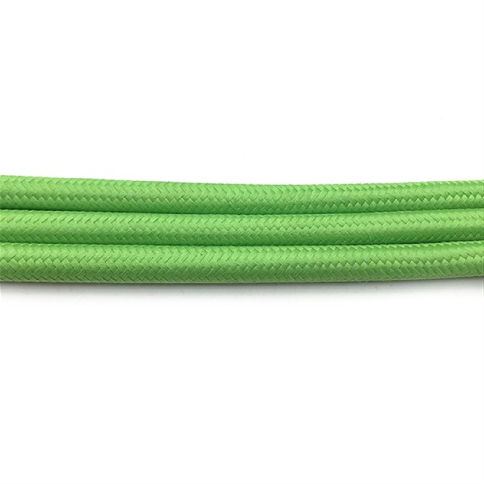Outdoor Extension 5 Meters 5.5mm 5.8mm 300V Vintage Lighting Cord Textile Bulb Electric Wire Lamp Braided Copper Cable Solar sheathed(Color:Green)