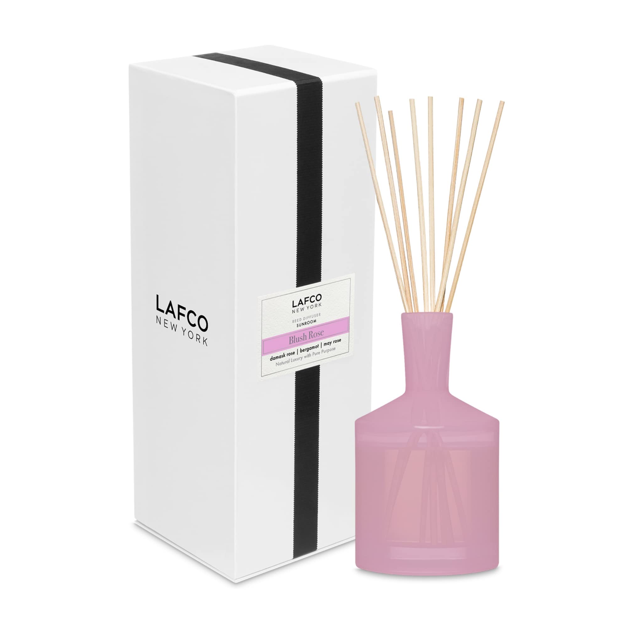 Amazon.com: LAFCO New York Classic Reed Diffuser, Blush Rose - 6 