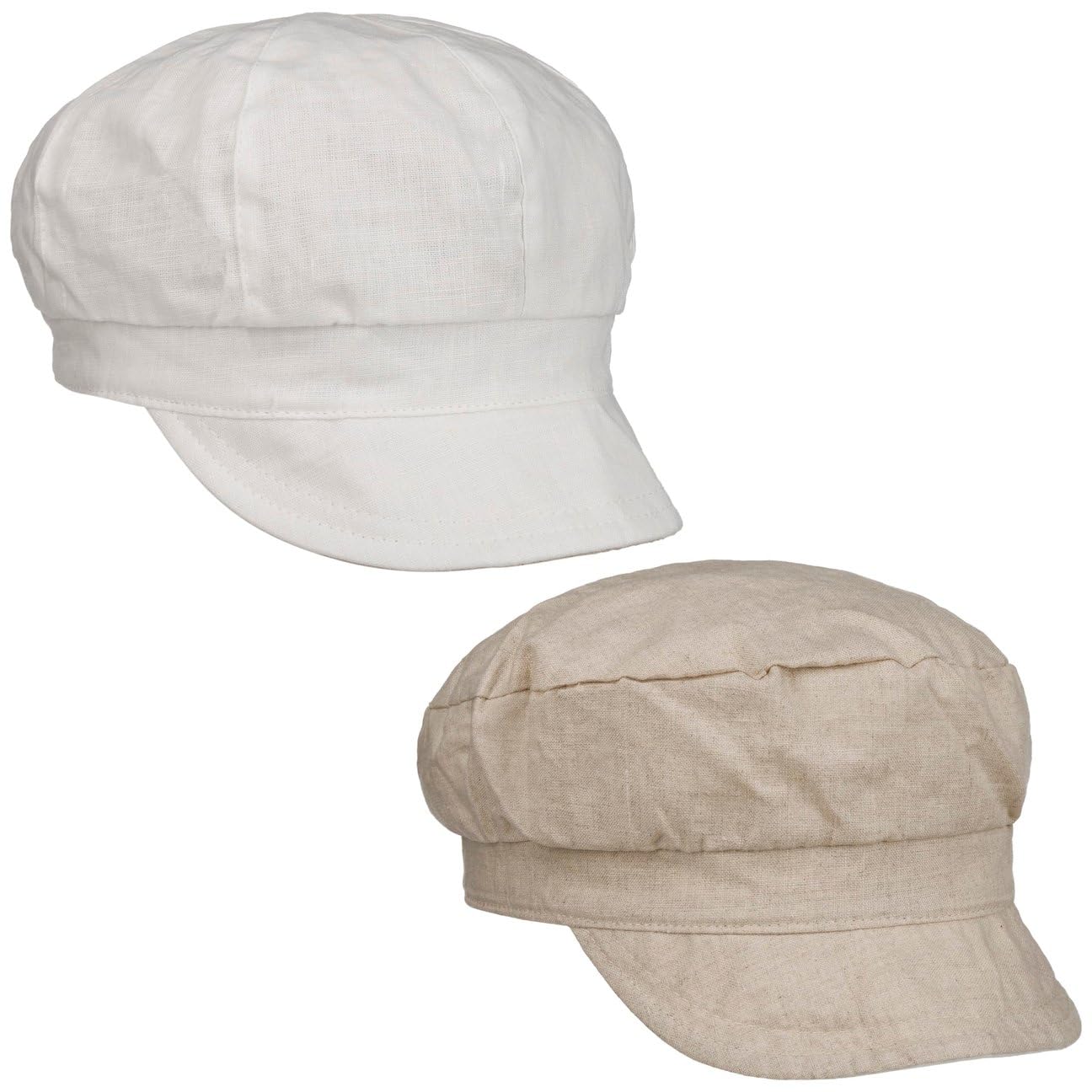 LIPODO Gorra Reversible Gatsby Lino Bicolor Mujer Primavera Verano