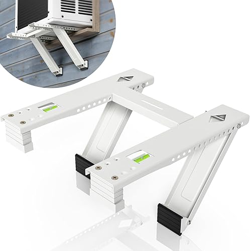 HOXHA Soporte universal de aire acondicionado para ventana, soporte de aire acondicionado de ventana, soporte de CA de ventana resistente, soporte