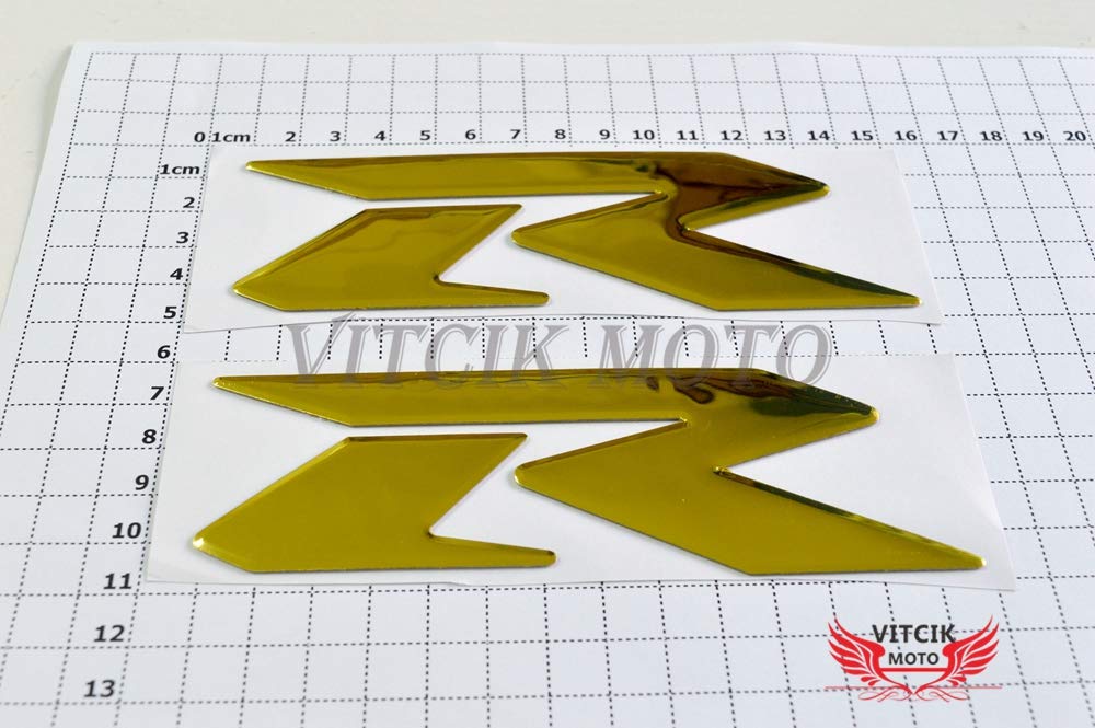 VITCIK Motorcycle Decals Sticker for GSXR Motorbike Racing Decals Vinyl LOGO Decal (R)