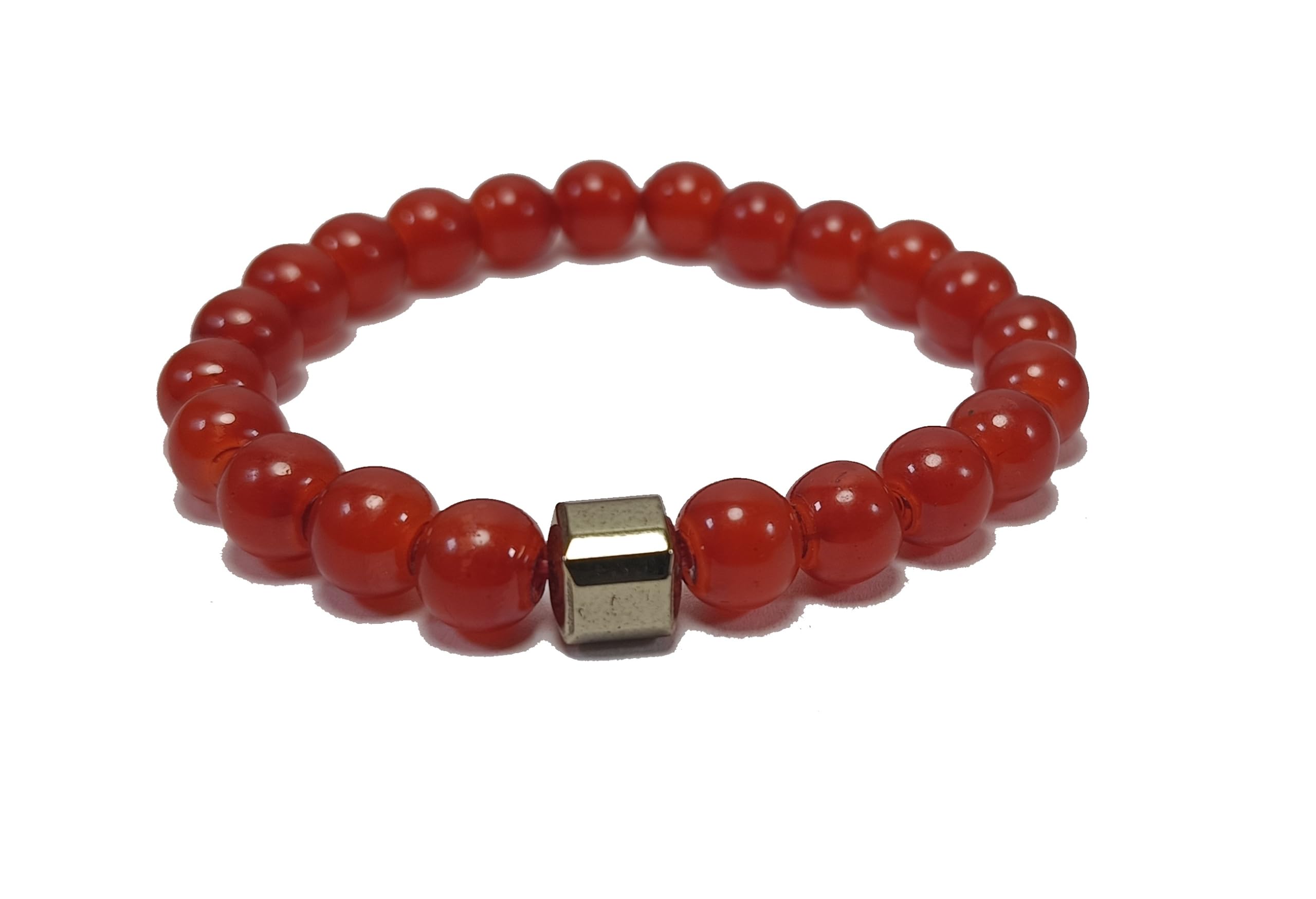 Red carnelian with Pyrite cube block Bracelet Crystal Stone Essential Bracelet Round Shape for Reiki Healing and Crystal (B0CQ2HVB6V) Amazon Price History, Amazon Price Tracker