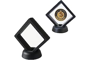 3D Floating Clear Challenge Coin Display Stand/Case