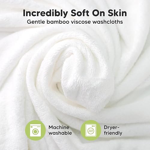 Miniatura 79 de Paquete de 6 paños para bebé, viscosa suave y absorbente de bambú, para bebés, niños, niños pequeños, toallas de baño para recién nacidos, suaves