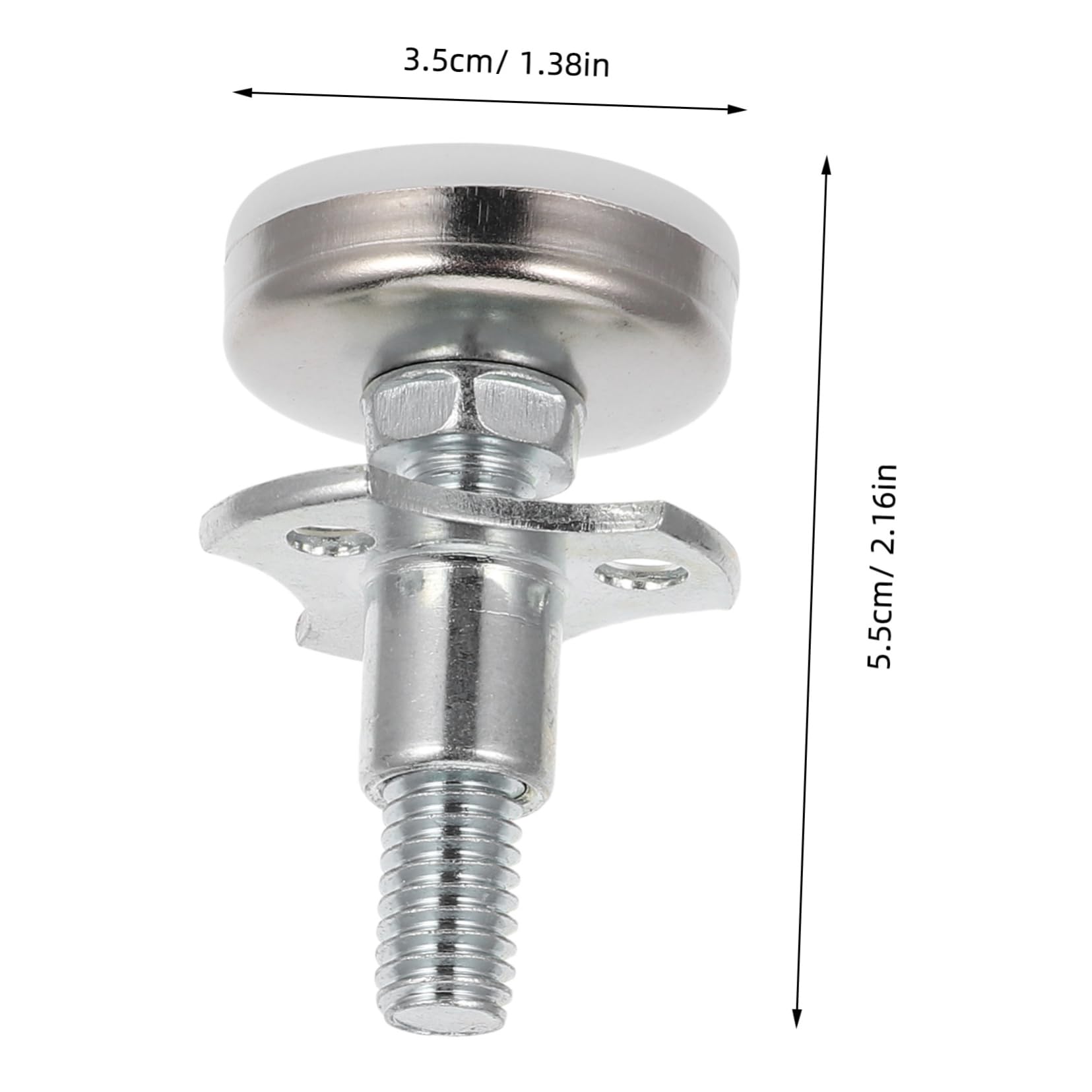 Housoutil 1 Set Adjustable Furniture Levelers Heavy Duty Screw Feet for Chairs Tables Sofas Cabinets Versatile Height Adjustments with Felt Pads for Floor Protection