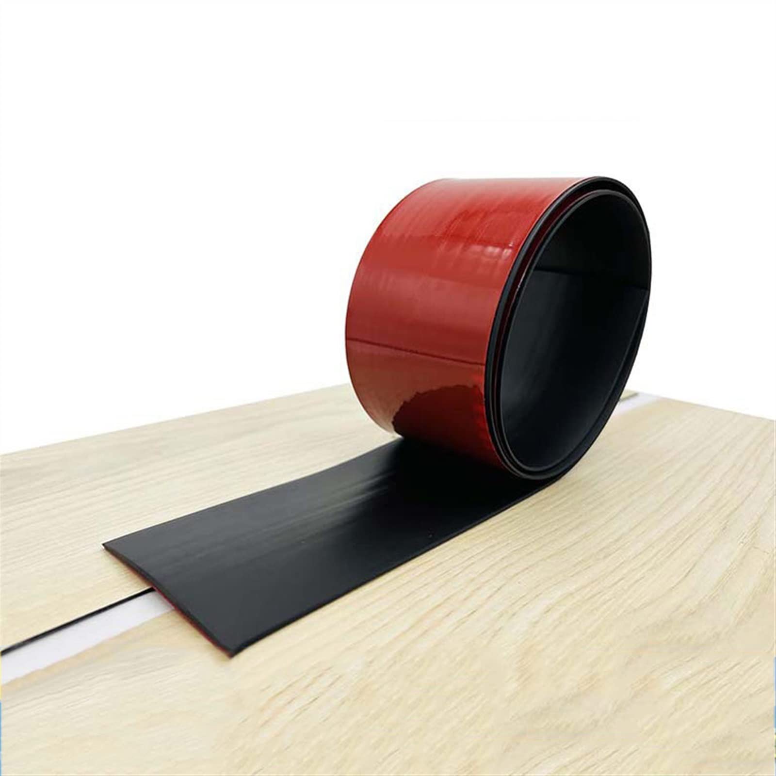 Melairya Black Door Flat Transition Strip, Self Adhesive Flooring Transitions, 7.6Cm, Vinyl Floor Edge Trim Laminate Floor Gap Covering Joining Strip (Color : Size : L: 2M X W: 7.6Cm)