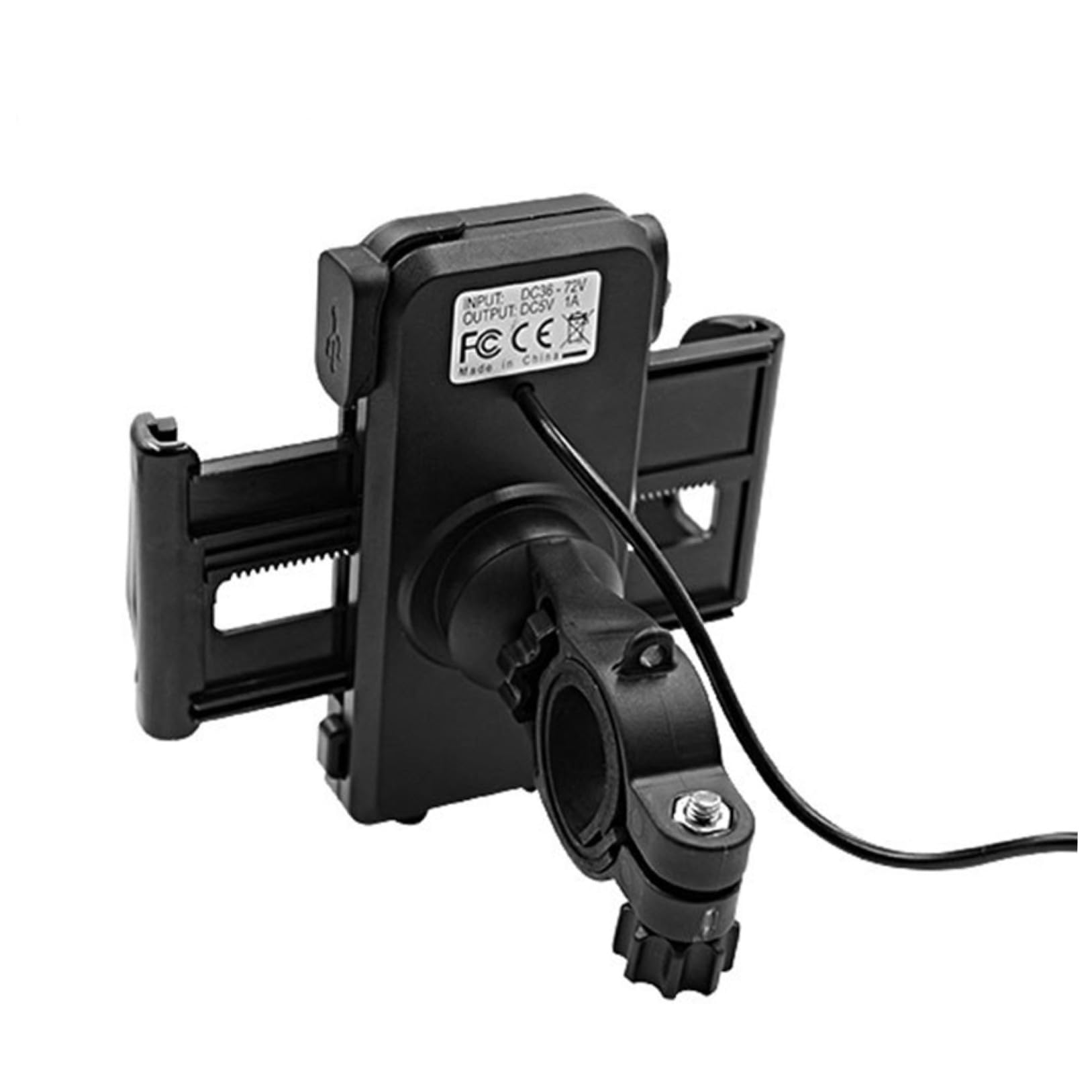 Gatuida Supporto Per Telefono Da Con Supporto Universale Per Bici Per Smartphone Rotazione A 360° Usb 2.4a Compatibile Con Manubrio