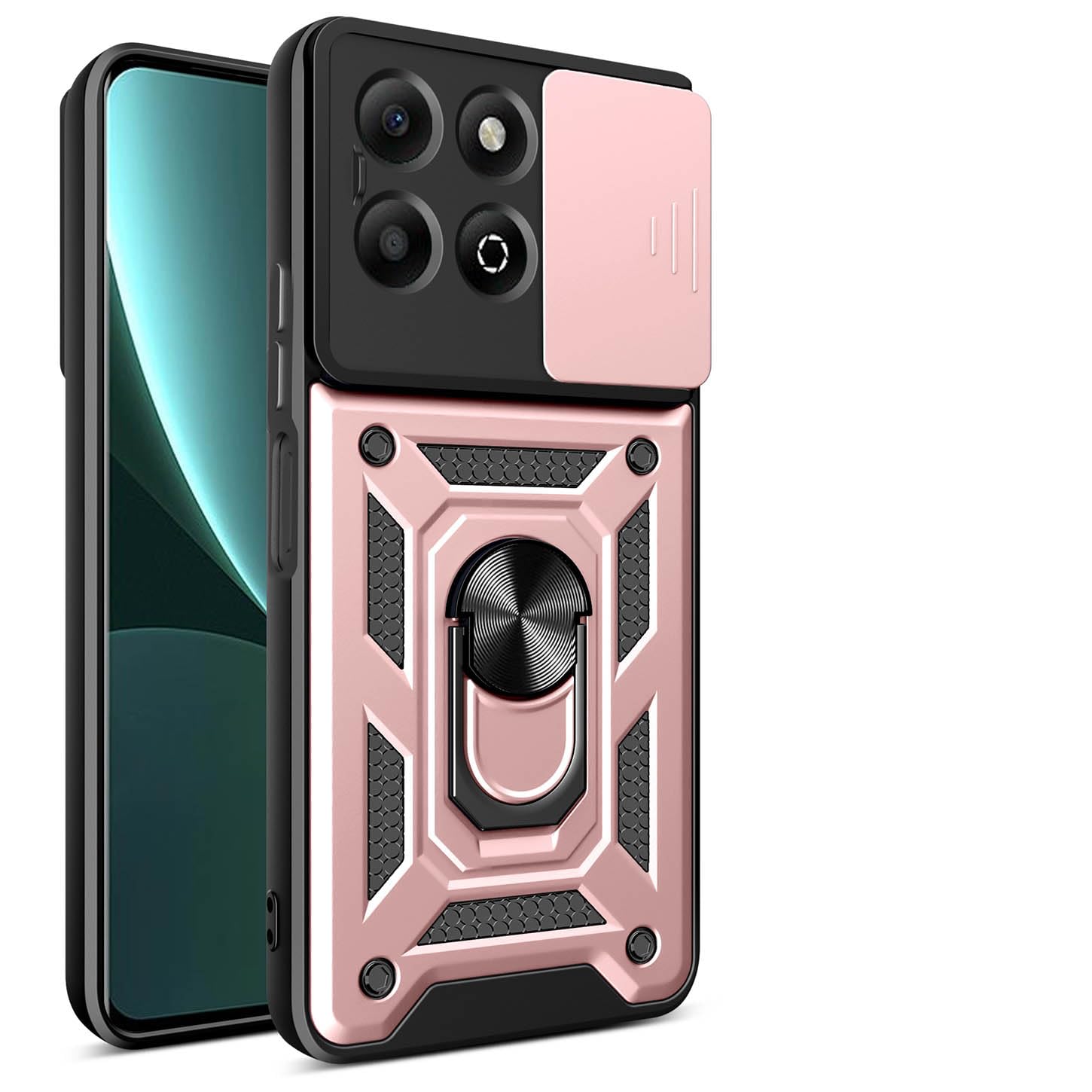 ILING Case For HONOR X6b, Ultra-thin Matte Texture Hard PC Soft
