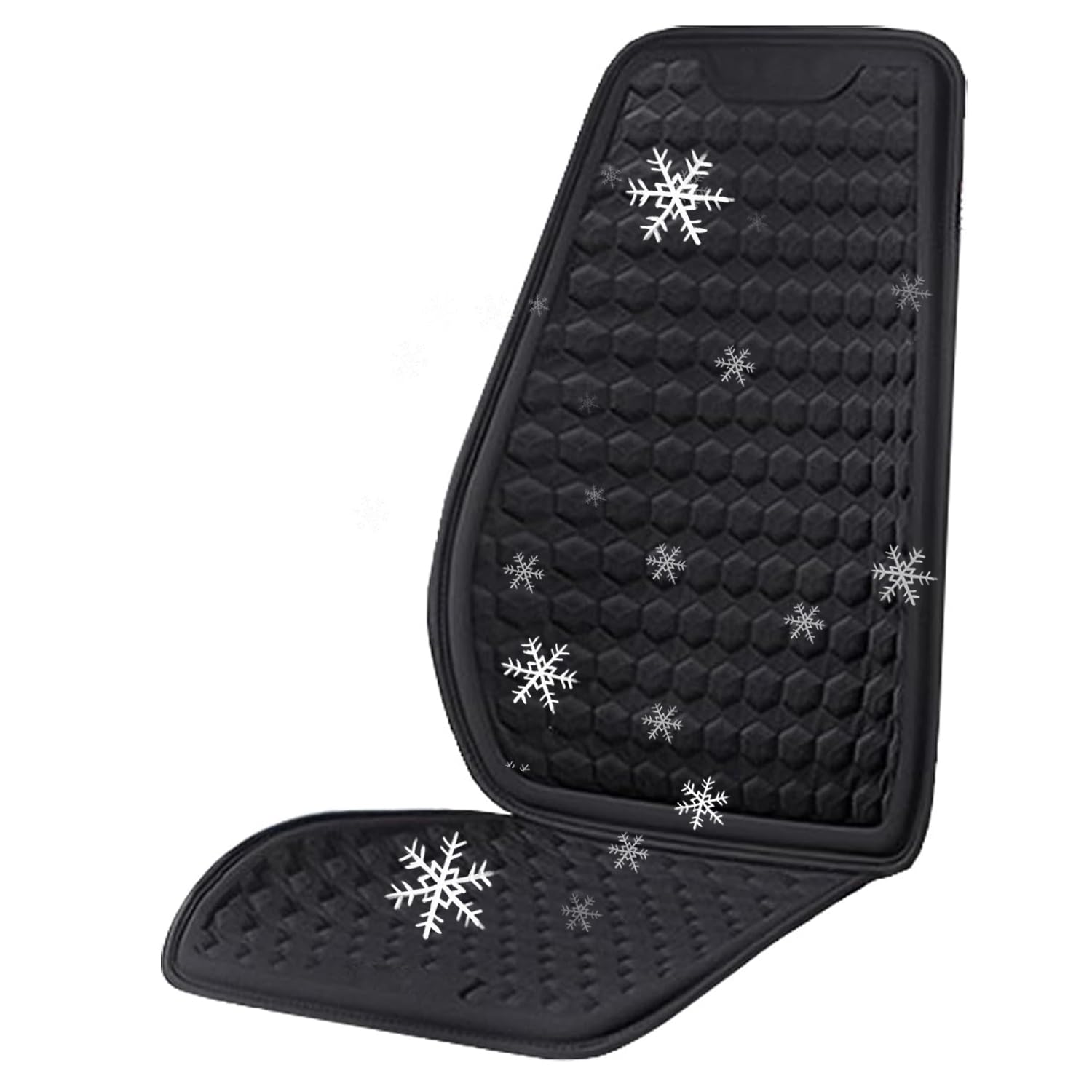 Double Thick Gel Seat Cushion for Office Chair, Car & Wheelchair - Orthopedic Memory Foam & Cooling Gel for Back Pain Relief, Pressure Sores, Tailbone