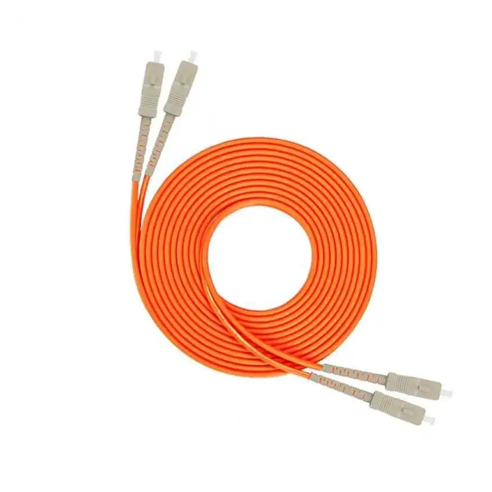 Câble à fibre optique Câble de connexion Jumper 2,0 mm ou 3,0 mm LC/ST/SC/FC UPC multimode double cœur 10 mètres (SC UPC-ST UPC)