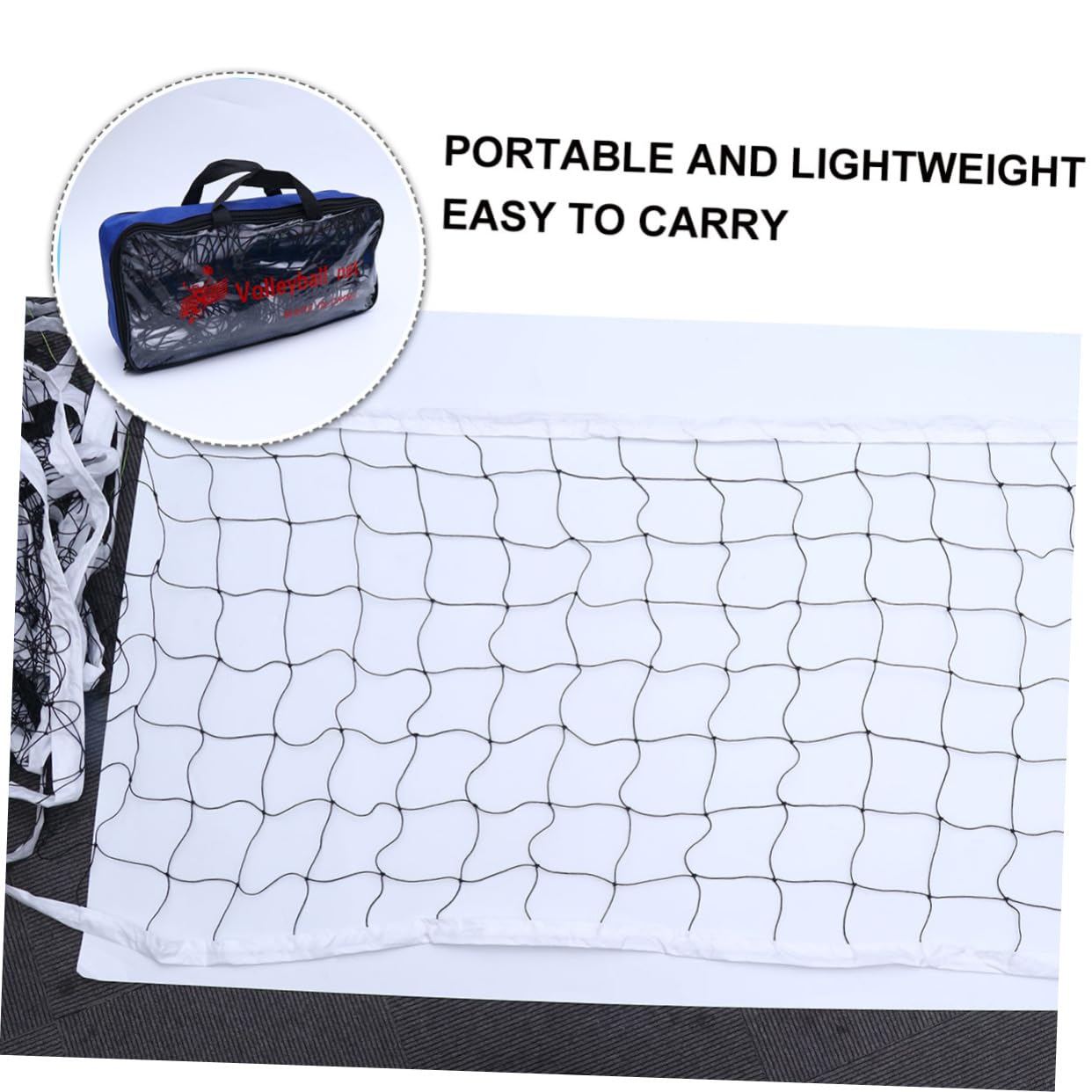 Toddmomy 1 Set Volleyball Net Mesh Standard Professional Training Net Indoor/Outdoor Weatherproof Easy Assembly