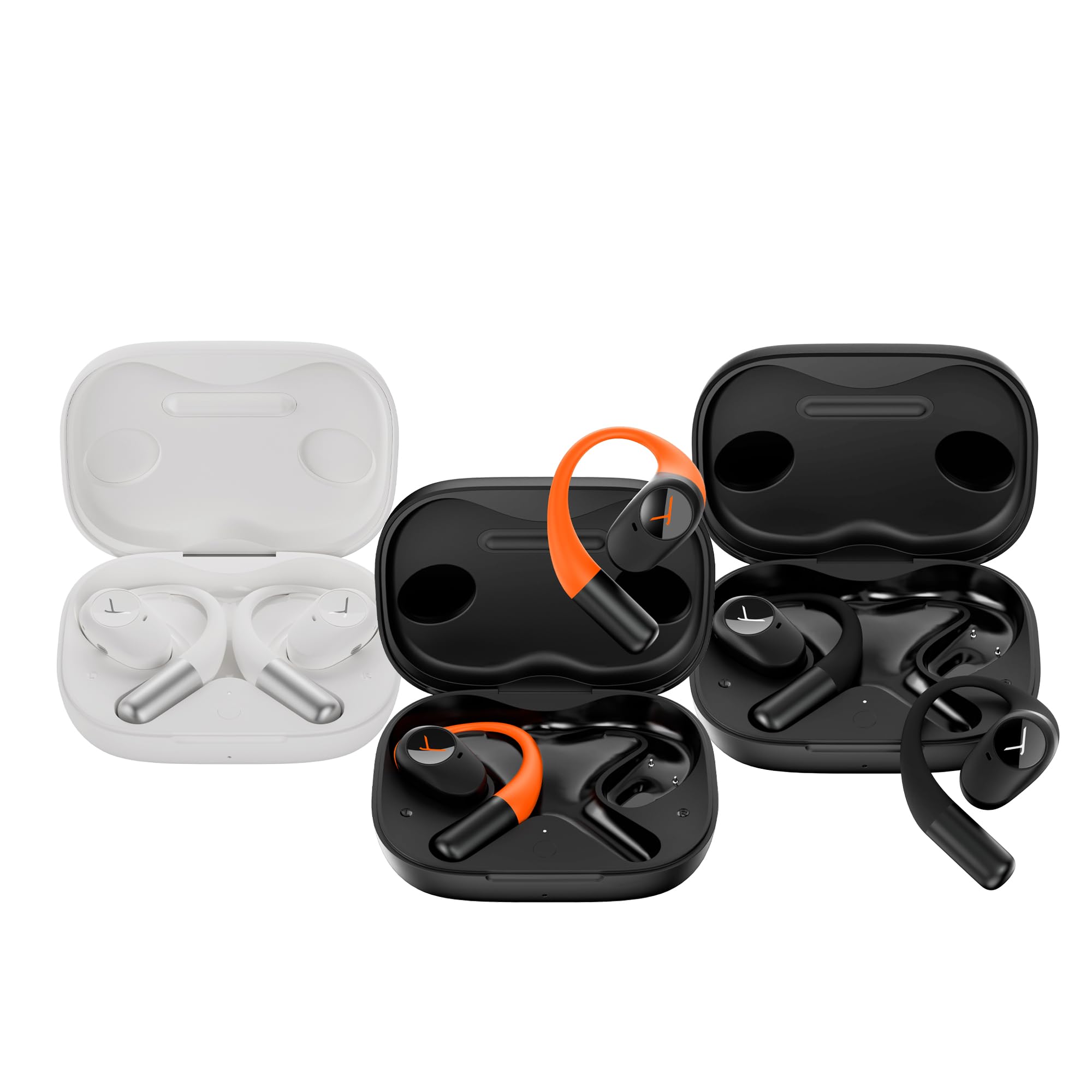 beyerdynamic AMIRON 200 Écouteurs True Wireless,Casque Audio Ouvert, Écouteurs de Sport avec Crochets d'oreille ergonomiques, autonomie de 36 Heures, Bluetooth 5.3, en Noir
