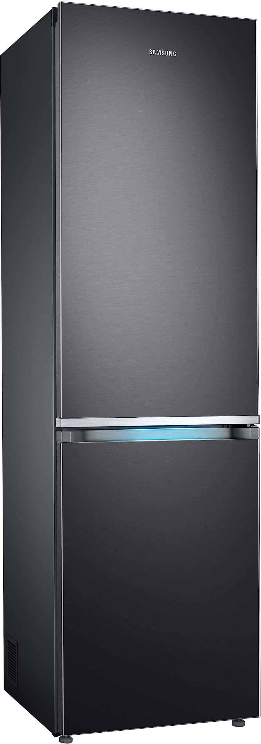 Samsung RL36R8739B1/EG Kühl-/Gefrierkombination, 202 cm, 357 ℓ, Kitchen Fit, Cool Select Plus, Grifflicht, Premium Black Steel