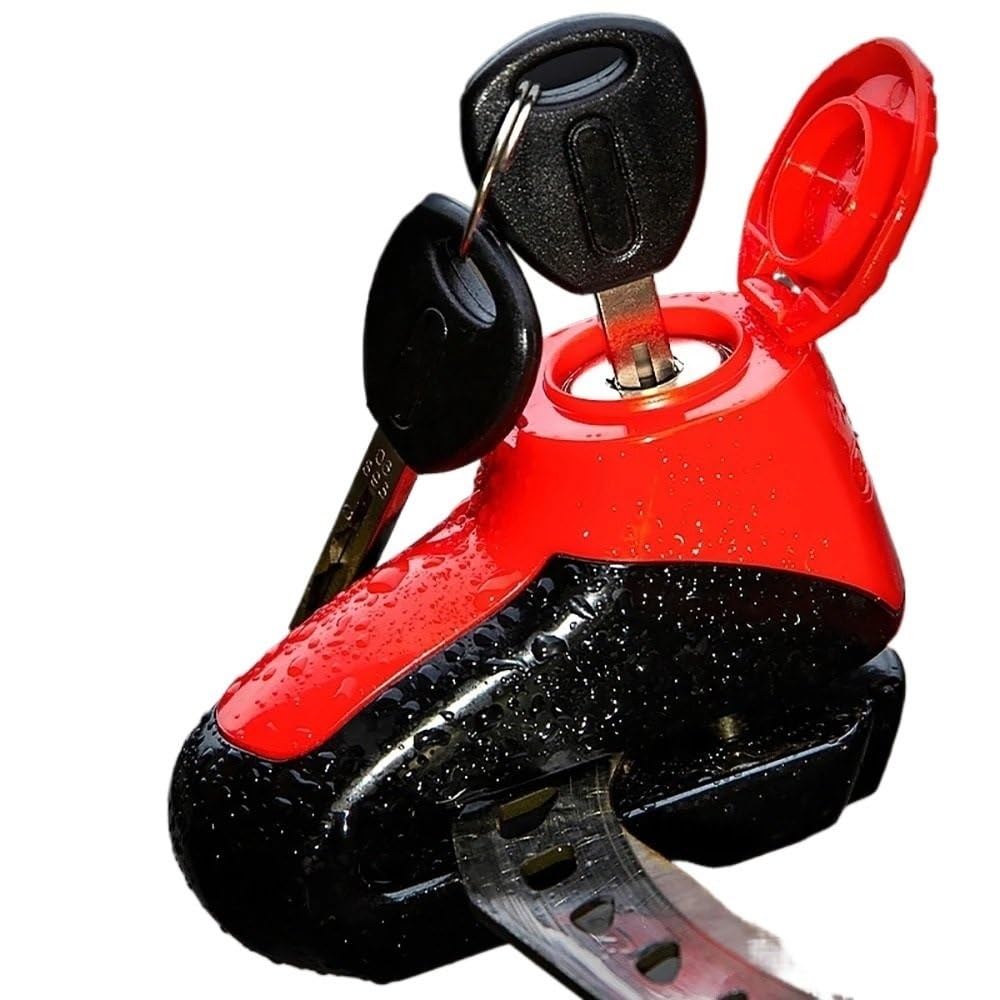 Anti Theft Motocykl Zacisk Koła Skuter motocykl blokada rowerowa hamulec tarczowy koła wodoodporne akcesoria zabezpieczające przed kradzieżą