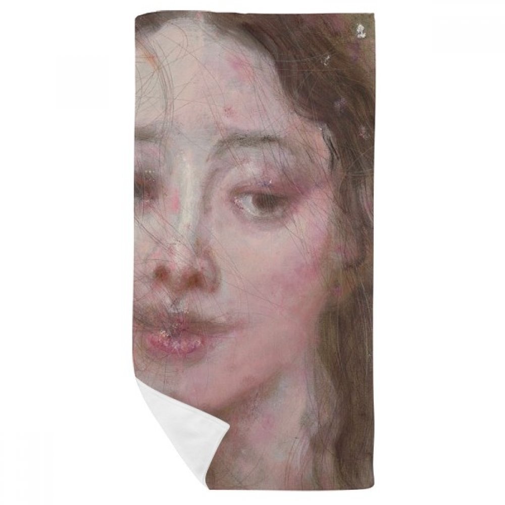 Serviette douce peinture à l'huile pour votre rituel de bain