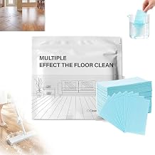 KISHAL Floor Cleaning Tablets Multi-Surface Cleaner,Multi-surface Floor Cleaning Tablets,Floor Cleaning Solution Tablets for Cleaning Wooden Tiles Marble Floors,Fast Dry Fresh,30Pcs/1Box Blue