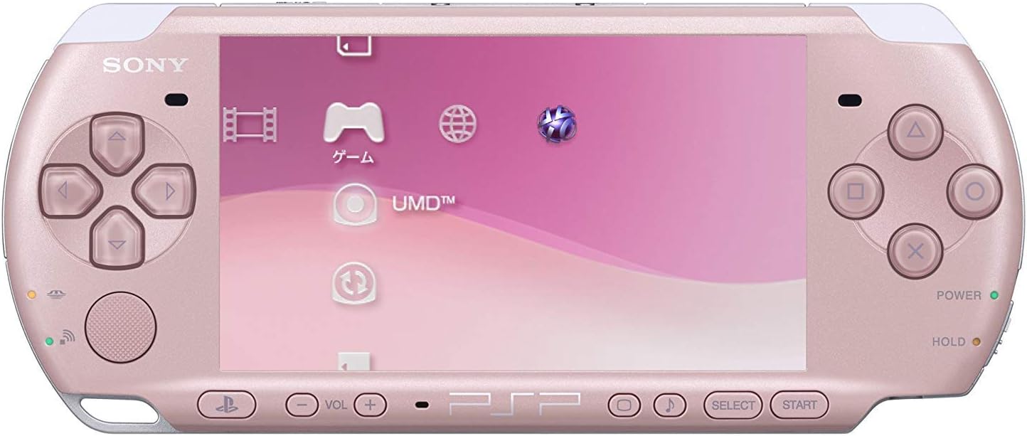 Sony Playstation Portable PSP 3000 Series Handheld Gaming Console System (Pink) (Renewed)