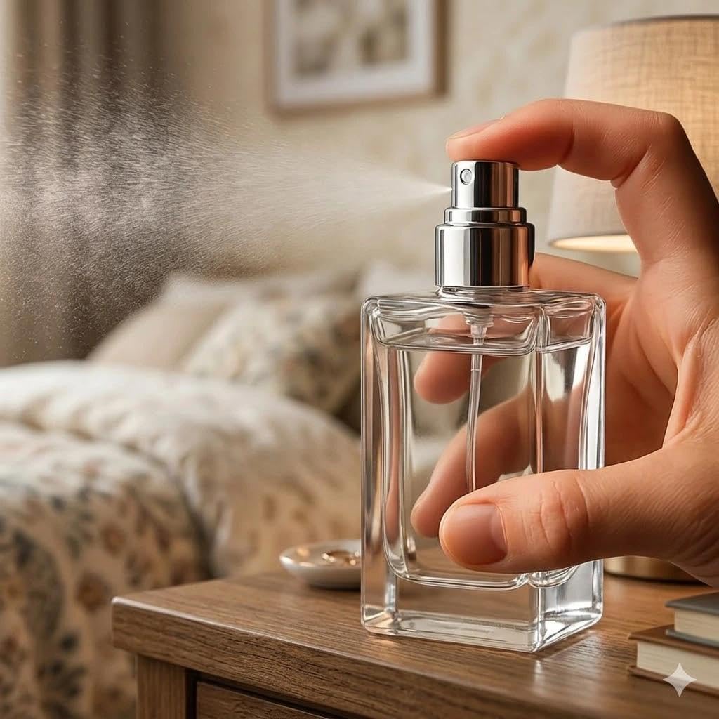 Nebulizzatore per profumi, 8 pezzi, ricaricabile, flacone per profumo, bottiglia vuota da riempire, adatto per uscire, per uso domestico, trasparente (30 ml)