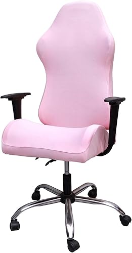 WOMACO Fundas para sillas de juegos, funda elástica para silla de computadora, funda de cuero para silla de computadora, reclinable, carreras con