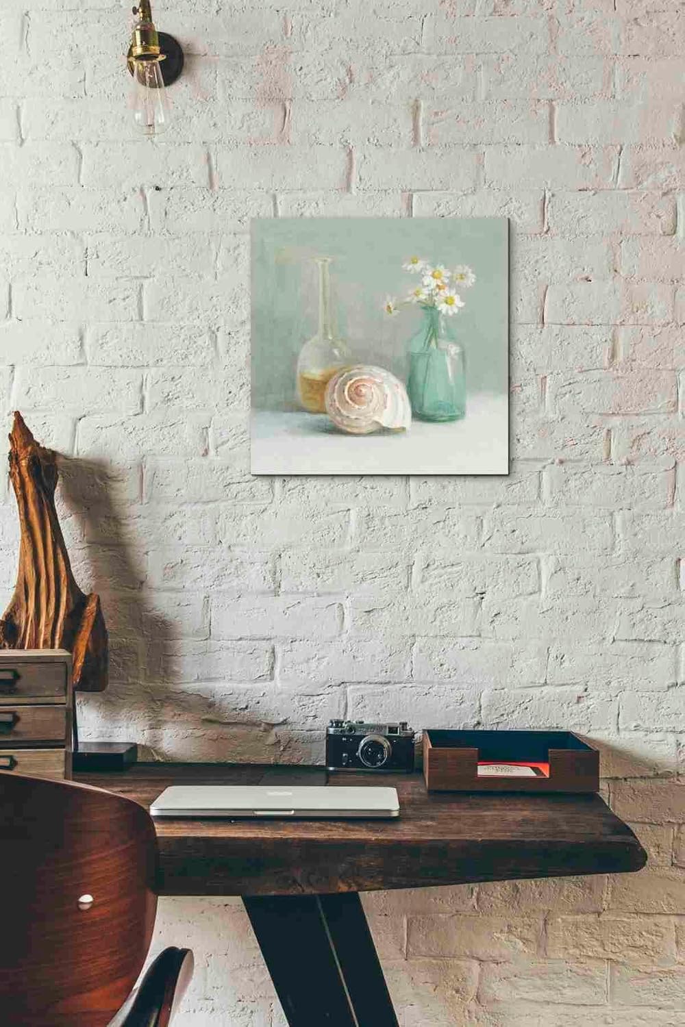 Epic Graffiti 'Chamomile Spa' by Danhui Nai, Canvas Wall Art, 12"x12"