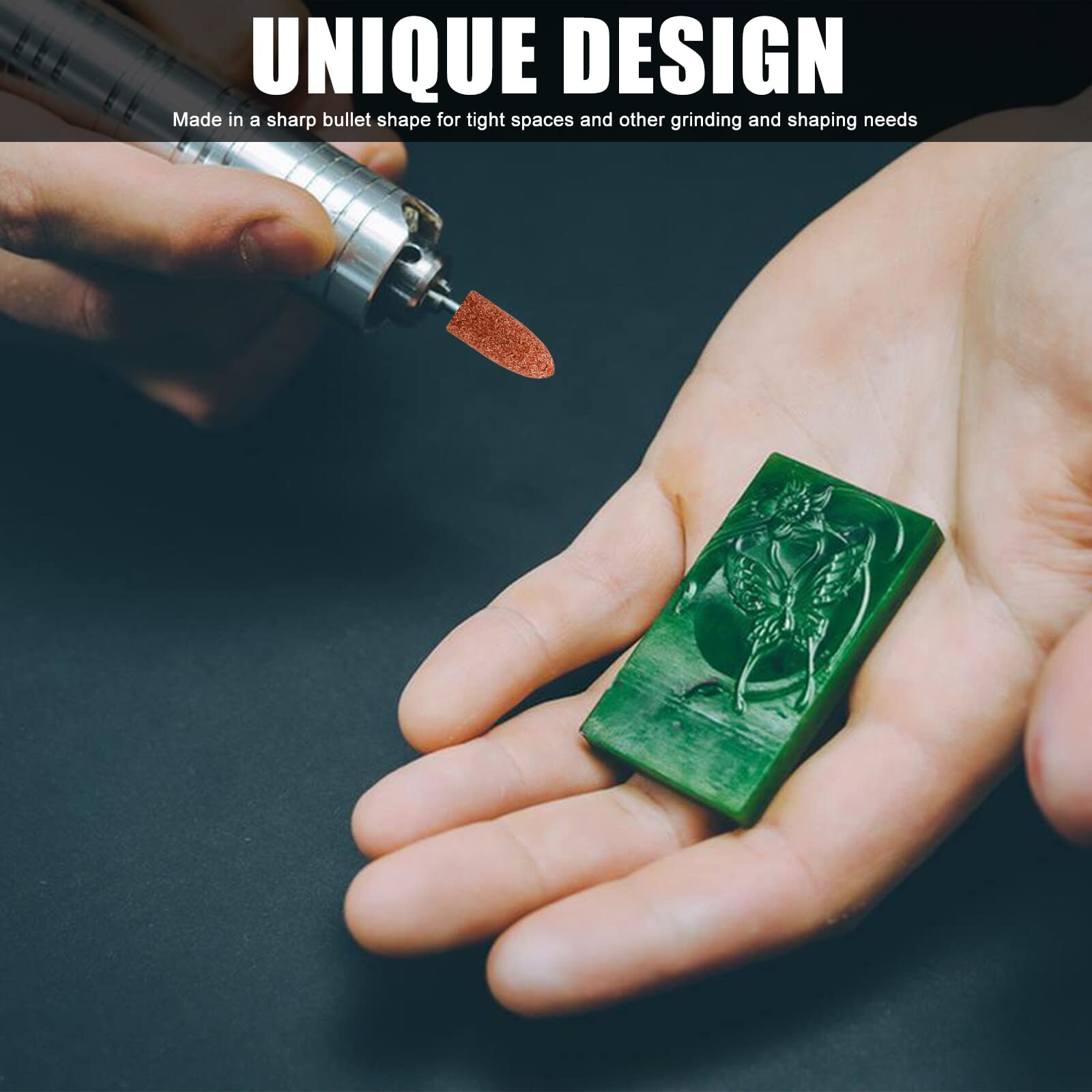 Set 45 Punte Abrasive Per Dremel - Corindone Per Levigare E Lucidare