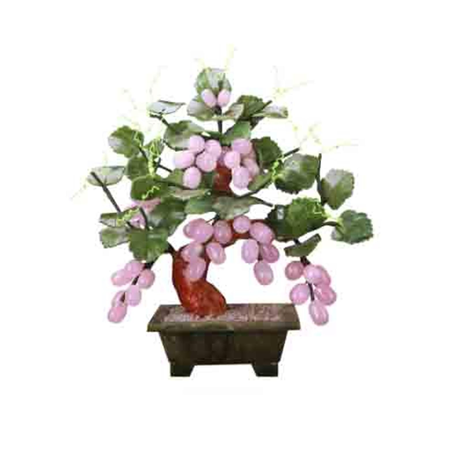 Fake Tree Artificial Bonsai Chinese-style Ornament Jade Grapes Indoor Decoration Indoor Decor