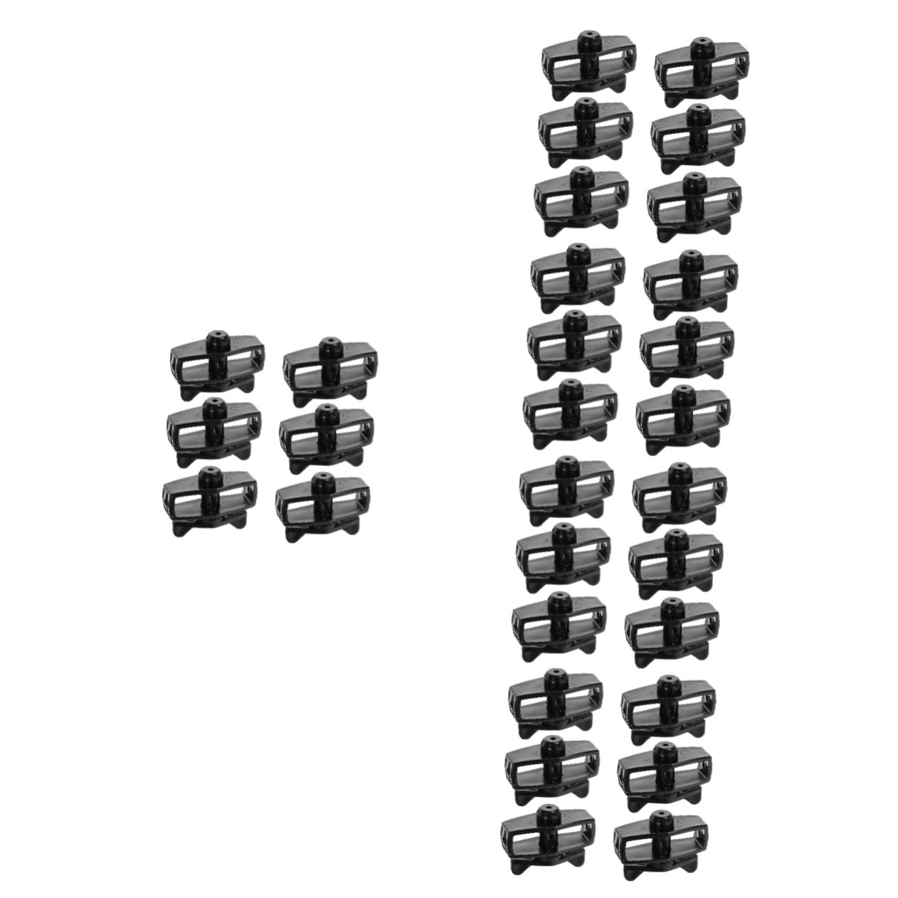Hemobllo 5 Set Tenditore Per Recinzione Tenditore Cavo Di Sicurezza Fune Tensione Auto Recinzione Elettrica Batteria Ancora Laccio Fascette Asta Di Filo 6 pezzi*5