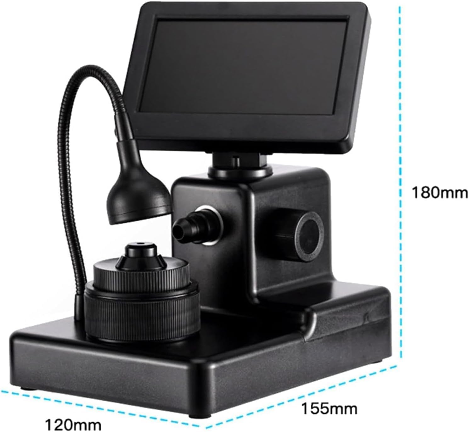 Microscopio Digitale LCD da 4,3", Visualizzatore di Cinture di Diamanti, Ingrandimento 50-1000x, con Luce LED di Riempimento, Identificazione Accurata, per Visualizzatore di Iscrizioni su