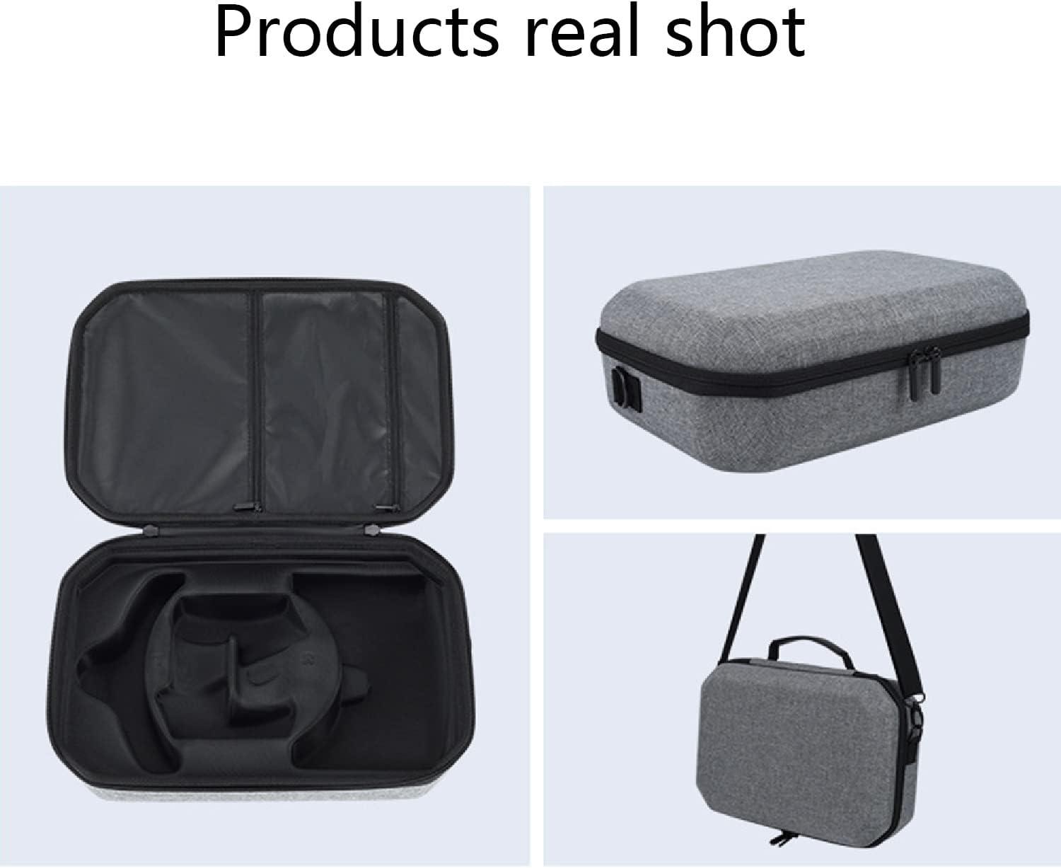 Palumma VR Travel Storage Bag Compatible with Oculus Quest 2VR All-in-one VR Gaming Glasses Hard Carrying Case with Shoulder Strap
