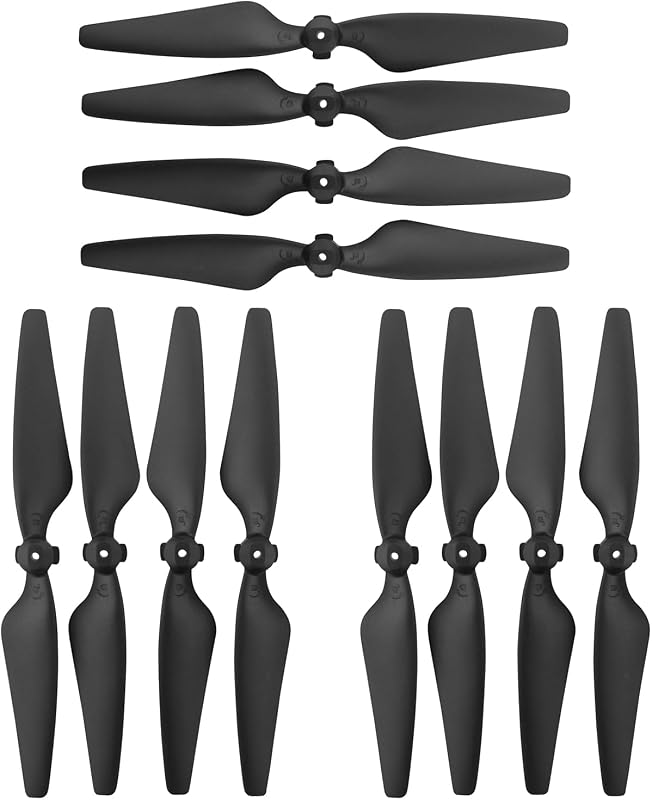 12 piezas de hélice adecuada para HS600 HS600D TF35 PRO V11 sin escobillas de cuatro ejes hoja de avión fotografía aérea Control remoto Drone alas accesorios