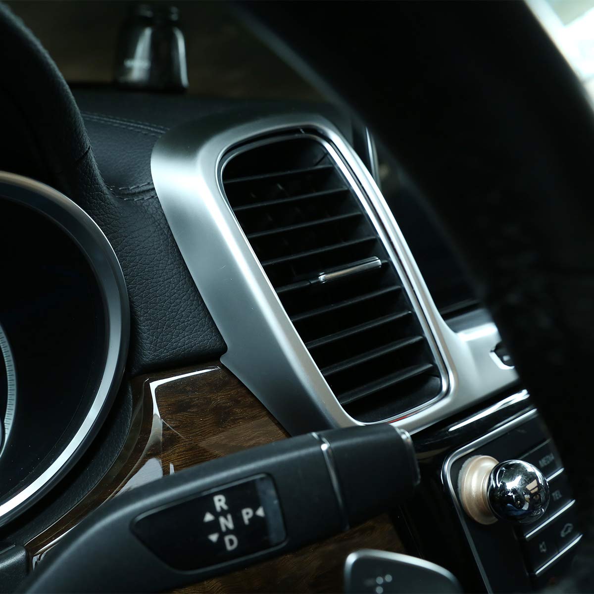 samochód ABS matowy centralny sterowany wylotem powietrza dekoracyjna rama wykończenia do Benz GLS GLE klasy akcesoria samochodowe