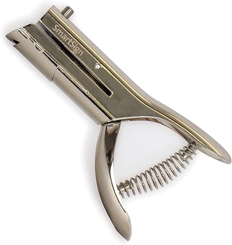 SmartSign Perforadora de mano resistente de un solo agujero, perforadora de orificio de 1/8 pulgadas (0.118 in), alcance de 2 pulgadas, para tarjeta