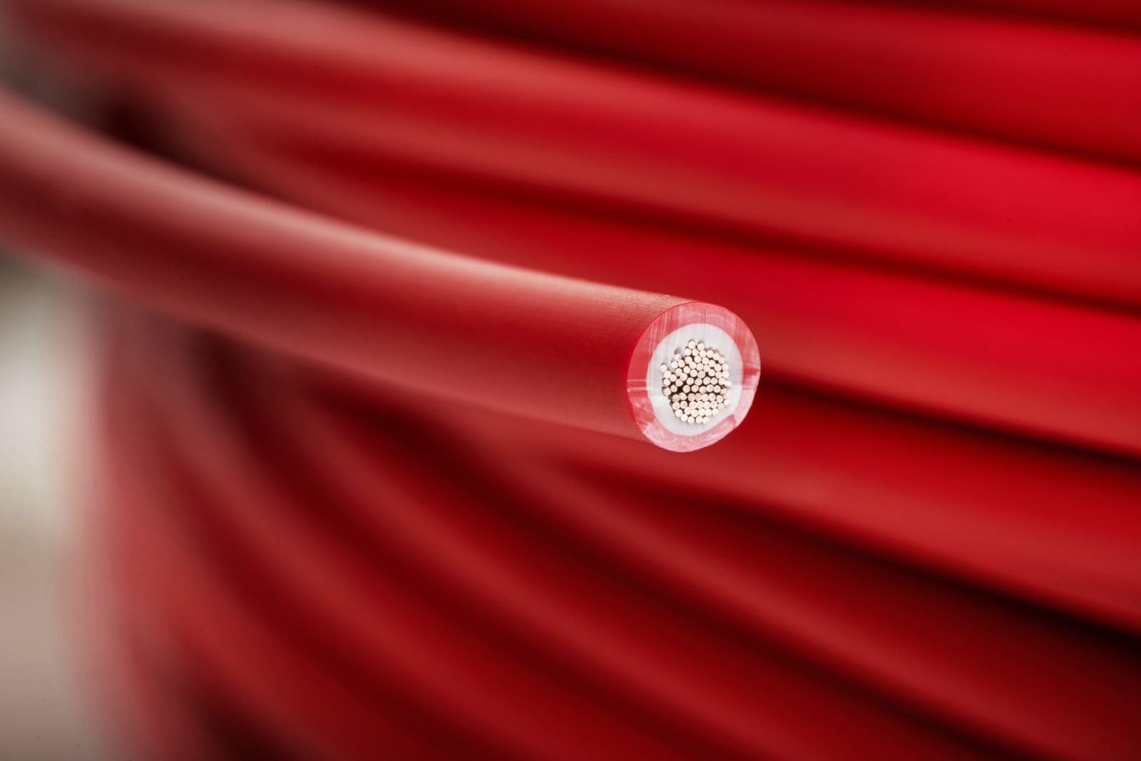 NEKU Solarkabel 6mm² UV-beständig, flexibel, Photovoltaik Kabel, PV Kabel, Solar Anschlusskabel für Solarpanel, Wechselrichter & Laderegler (Rot, 25m)