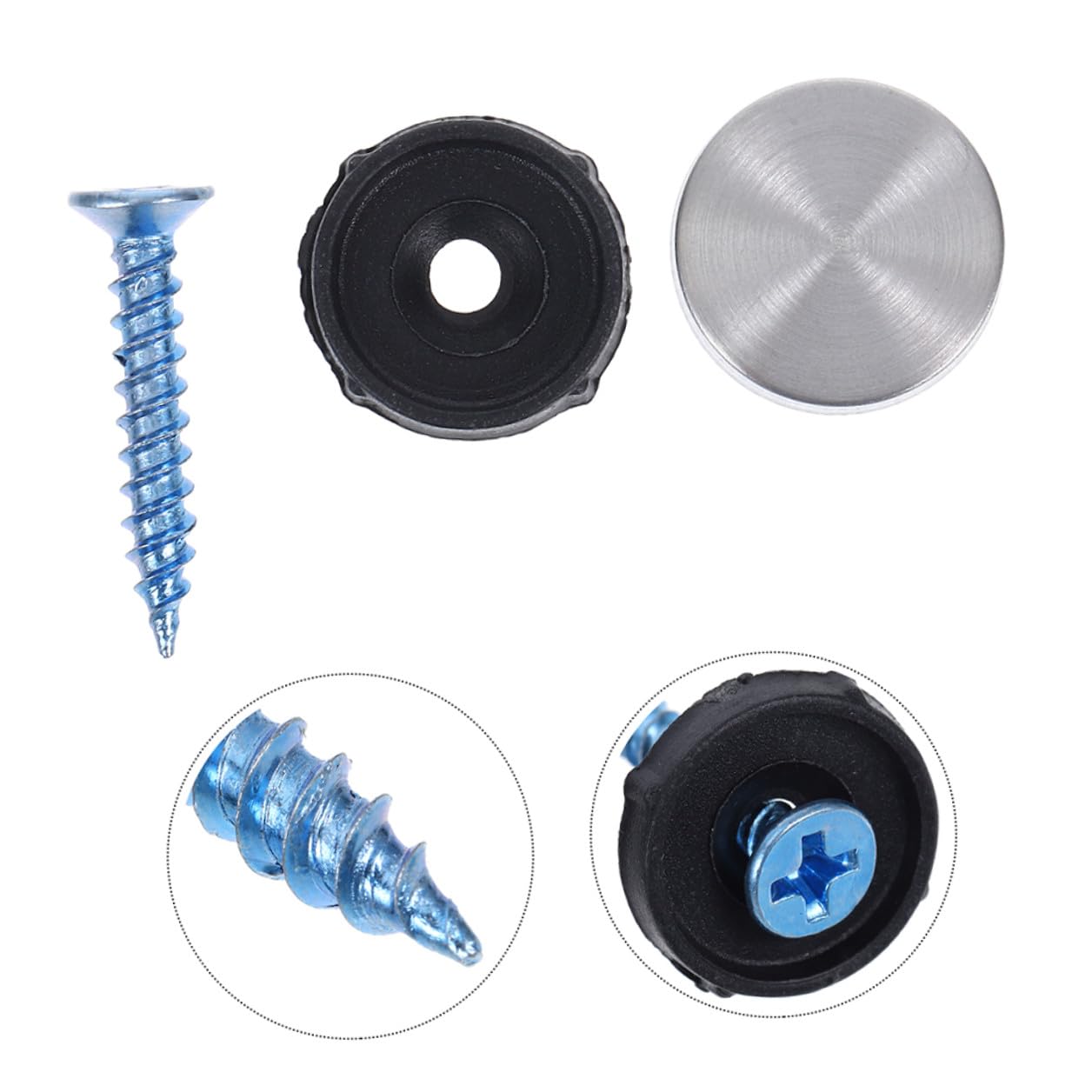 STOBAZA 5 Juegos Clavos Decorativos y Acero Inoxidable para Espejos Paneles